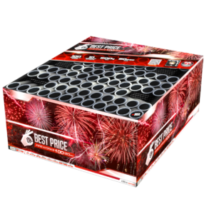 Bateria Best Price Vermelha 100 multi shape Disparos 20mm